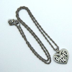 James Avery Sweet 16 Sterling Pendant Necklace